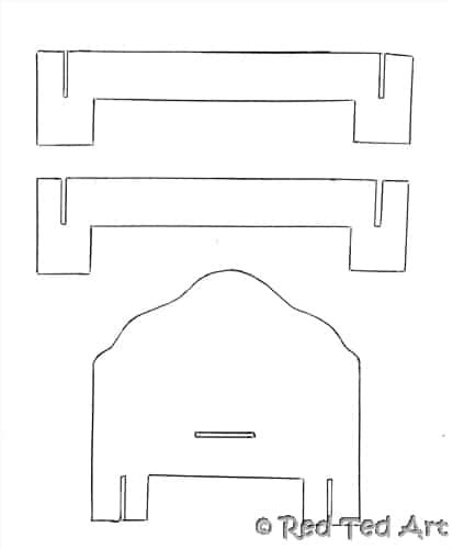 Template Free Printable Dollhouse Furniture Patterns - Free Templates ...