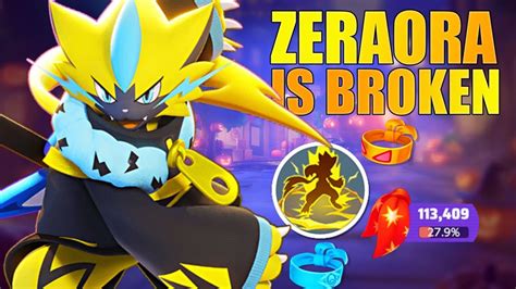 This Rapid Fire Scarf Made Zeraora More Broken With Volt Discharge Meta Build🔥 Pokemon