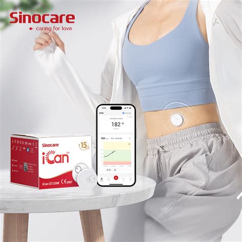 Sinocare Continous Glucose Monitor Blood Glucose Meter With App Cgm