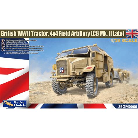 Gecko Models Gm British Wwii Tractor X Field Artillery