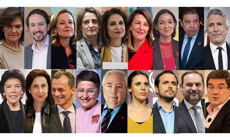 Estos Son Los 22 Ministros Del Gobierno De Coalición De Pedro Sánchez