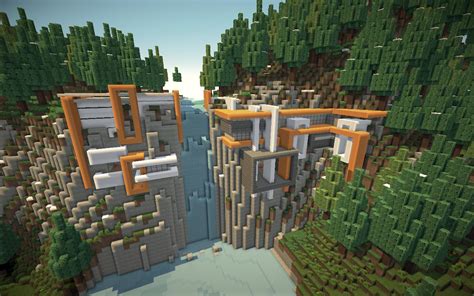 Minecraft Modern Cliff House 2 Part 2 Minecraft Map