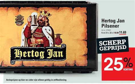 Hertog Jan Pilsener Krat X Cl Aanbieding Bij Sligro