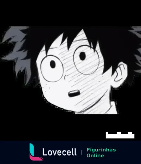 Figurinha Personagem Surpreso Boku No Hero Academia Para WhatsApp