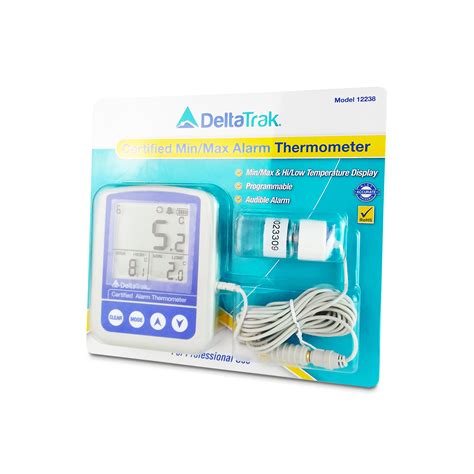 Deltatrak Certified Min Max Alarm Thermometer Amesco Drug Online