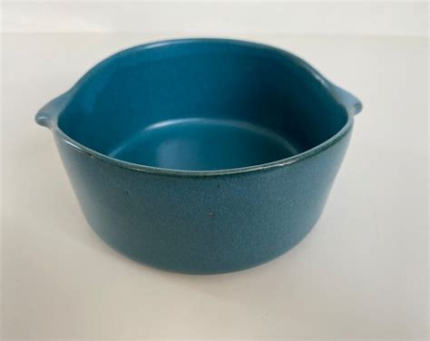 Bennington Potters Yusuke Aida Lug Bowl In Blue Green Etsy