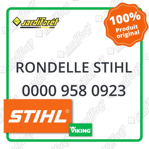 Rondelle STIHL 0000 958 0923 Jardiforêt