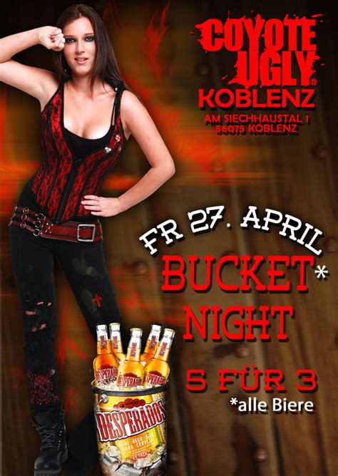 Party Bucket Night 5 für 3 im Coyote Ugly Koblenz Coyote Ugly im