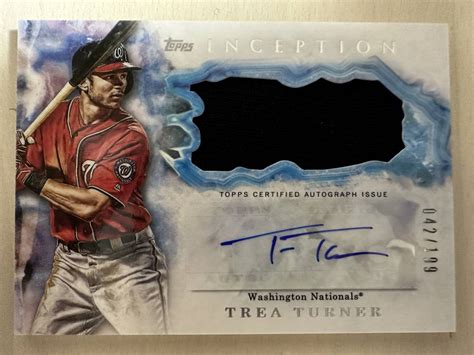 Yahoo Topps Inception Trea Turner Auto