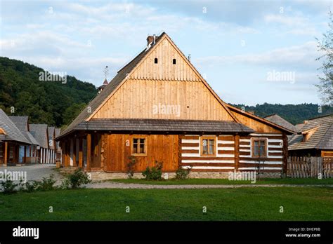 Rural Architecture Museum Of Sanok Poland Stock Photo Alamy