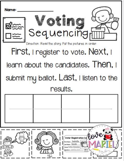 Voting And Elections Worksheet