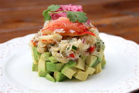 Crab Avocado Stack Salad Laylita’s Recipes