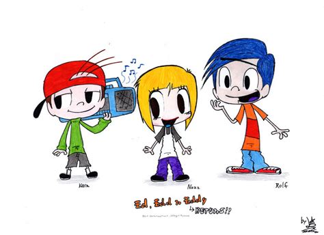 Ed Edd n Eddy- returns kevin nazz and rolf by denioarts283tm on DeviantArt