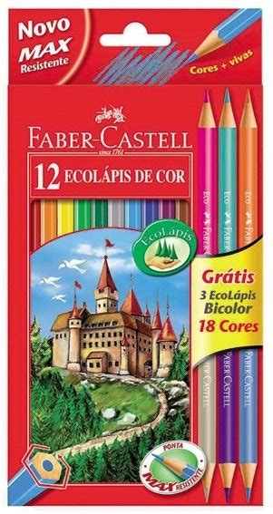 KREDKI 12 KOL ZAMEK 3 KREDKI DWUKOLOROWE FABER Faber Castell