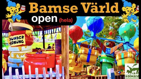 Hela Bamse V Rlden Aktiviteter R Ppna I Kolmarden Bamse World