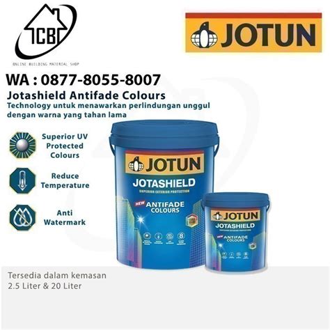 Jual Cat Tembok Luar Jotun Jotashield Antifade Platinum L