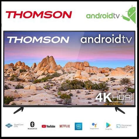 Thomson Smart Tv Android Officielle K Uhd Bluetooth Hdr