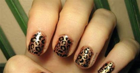 Writing Beauty: Dazzling Cheetah Print Nail Art