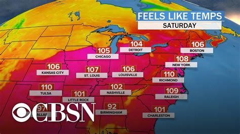 Record Highs Expected As Heat Wave Hits Midwest East Coast Youtube