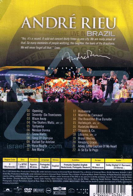 Live in Brazil by André Rieu