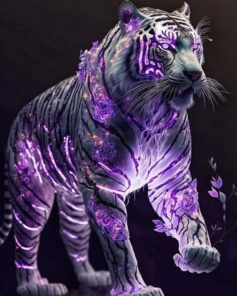 Pin By Eagle On Mitologi Tiger Spirit Animal Animal Portraits Art