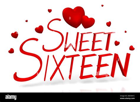 sweet sixteen concept stock photo alamy