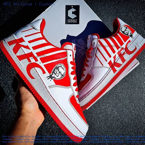 Kfc Air Force 1 Custombuy Now Luxetsy Pu 1432 Etsy