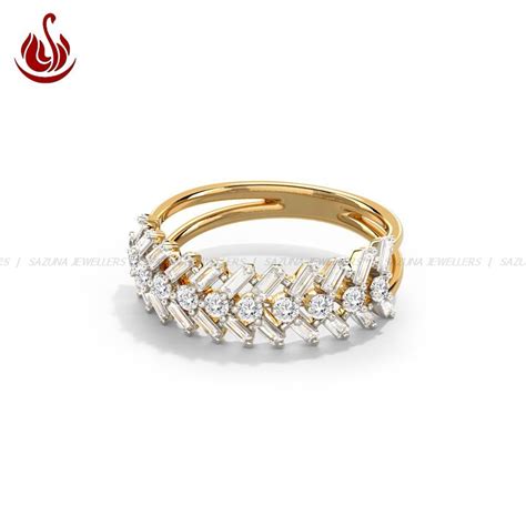 Sazuna Classic Baguette Band Sazuna Jewellers