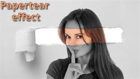 Gimp 2 10 Tutorial Paper Tear Effect Youtube