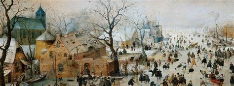 winter landscape  ice skaters  hendrick avercamp slowlander