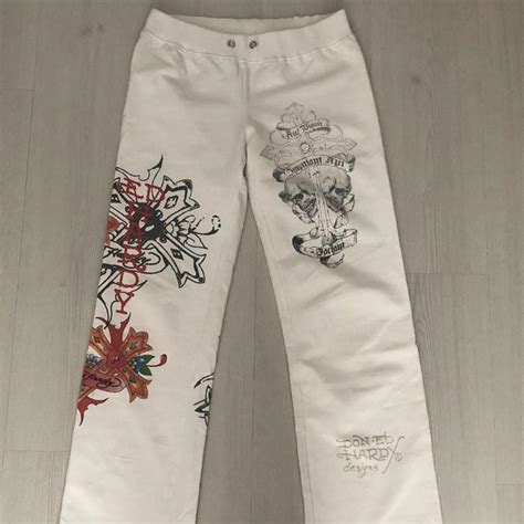 Y2k Vintage Ed Hardy Sweatpants Size Xs Never Worn Depop