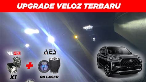 Veloz 2022 Pasang Foglamp Projie Laser AES Mini Projie X1 Biar Makin