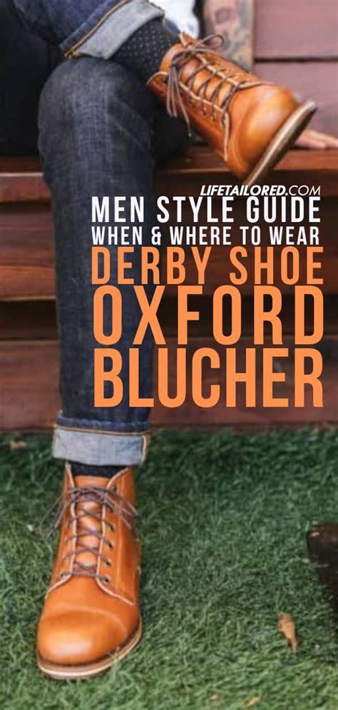 Derby Shoe Vs Oxford Vs Blucher Guide To Mens Shoes When And Where To