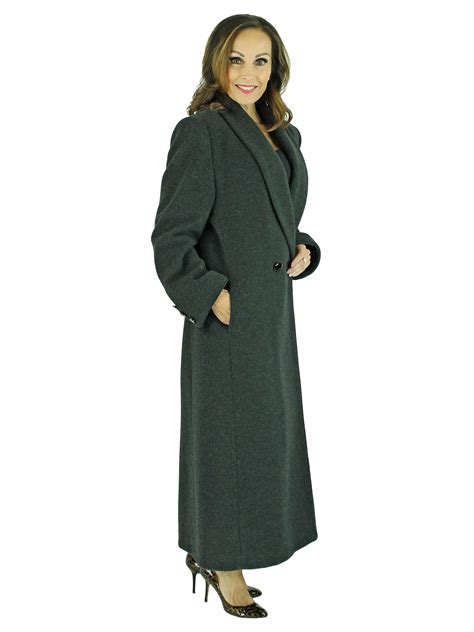 Black Loro Piana Cashmere Wool Coat Women S Wool Coat Medium