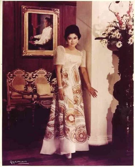 Imelda Marcos And The Terno Of Her Affections Filipiniana Dress