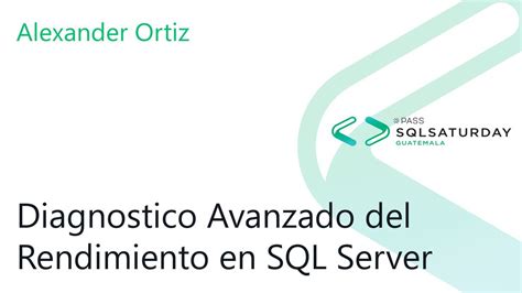 Diagnostico Avanzado Del Rendimiento En Sql Server Ppt Descargar