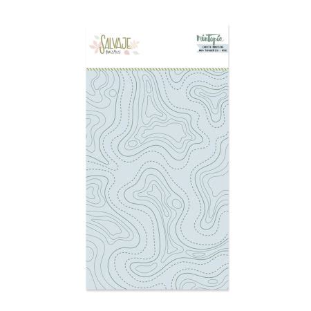 Spellbinders D Embossing Folder Notched Corner Florals Scrap