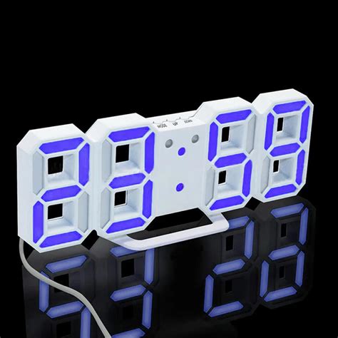 Aliexpress Buy Modern Digital Clock Led Table Desk Night Wall