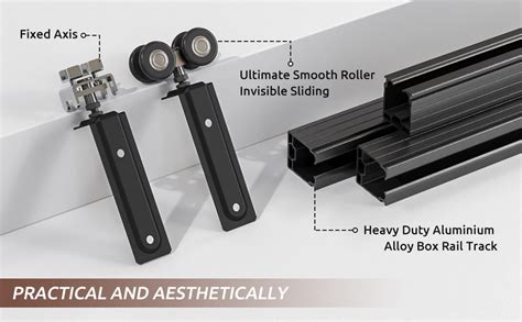 Amazon AONAYIOA 39 6 3 3FT Box Rail Hardware Bi Folding Sliding