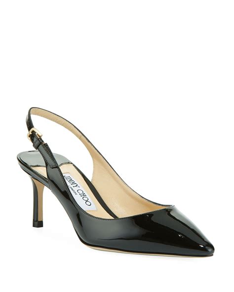 Jimmy Choo Erin 60mm Patent Leather Slingback Pumps Neiman Marcus