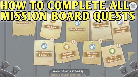 How To Complete All Mission Board Quests Ragnarok X Next Generation New