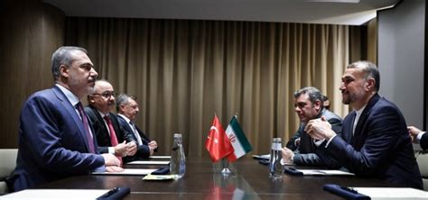 Turkish Fm Fidan Meets With Iranian Iraqi Counterparts In Saudi Arabia