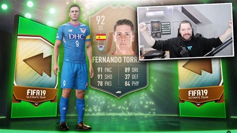 92 RATED FLASHBACK FERNANDO TORRES FIFA 19 Ultimate Team YouTube