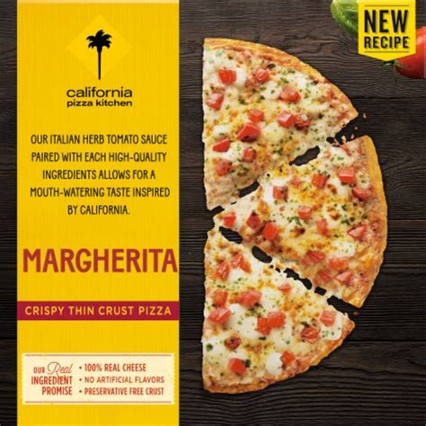 California Pizza Kitchen Margherita Recipe Crispy Thin Crust Frozen