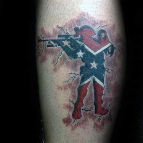 125+ Rebel Flag Tattoo with Amazing Design Ideas - Wild Tattoo Art