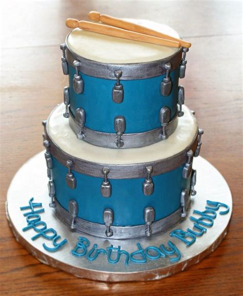 Drums On Cake Central Music Themed Cakes Cupcake Cakes Music Cakes