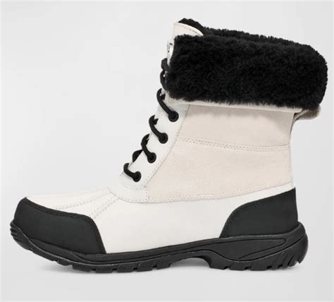 Ugg Mens Butte Waterproof Leather And Shearling Snow Boots Sale Neiman Marcus For 168 Was