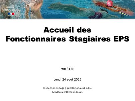 Accueil Des Fonctionnaires Stagiaires Eps Ppt Télécharger