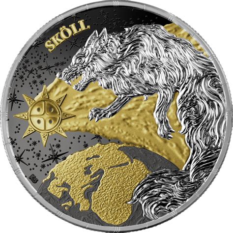 Ragnarök Sköll and Hati Geminus 2 x 1 uncja srebra 2024 Smocza Mennica