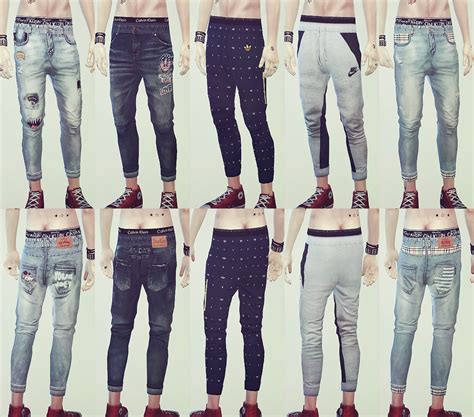 Sims 4 Male Baggy Jeans